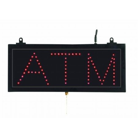 AARCO Aarco Products  Inc. ATM10S High Visibility LED ATM Sign 6 .75 in.Hx16 .13 in.W ATM10S